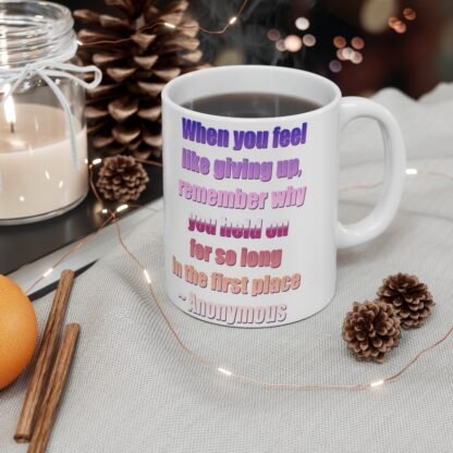 When You Feel 11oz White Mug - Image 4