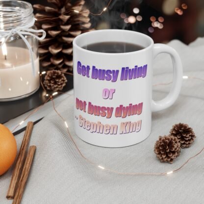 Get Busy 11oz White Mug - Image 4