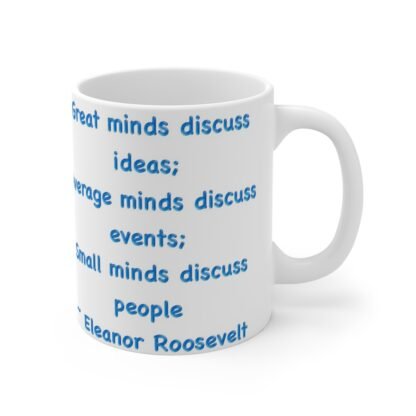 Great Minds 11oz White Mug