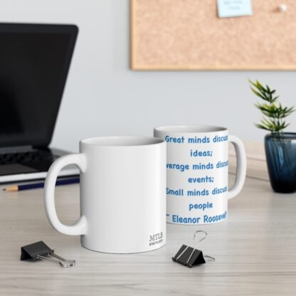 Great Minds 11oz White Mug - Image 5