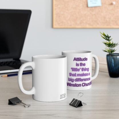 Attitude White Mug - Image 5