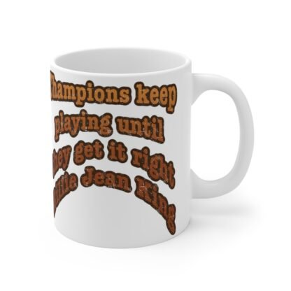 Champions 11oz White Mug