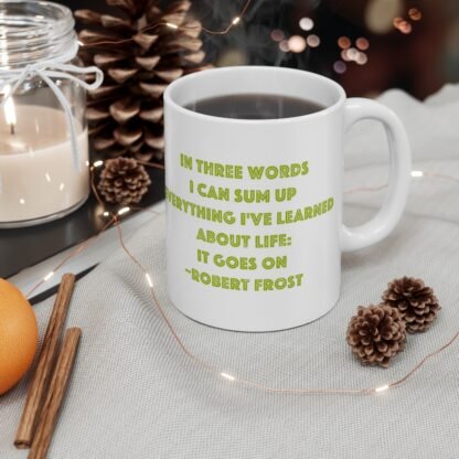 In Three Words 11oz White Mug - Image 4