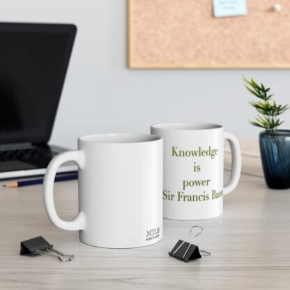 Knowledge 11oz White Mug - Image 5