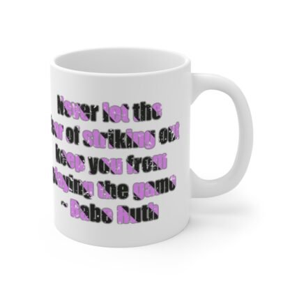 Never Let 11oz White Mug