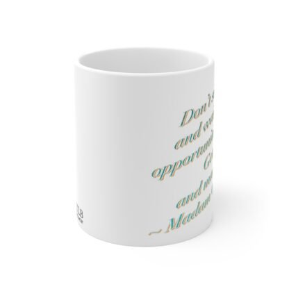 Don't Sit 11oz White Mug - Image 2