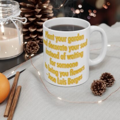 Plant Your Garden 11oz White Mug - Image 4